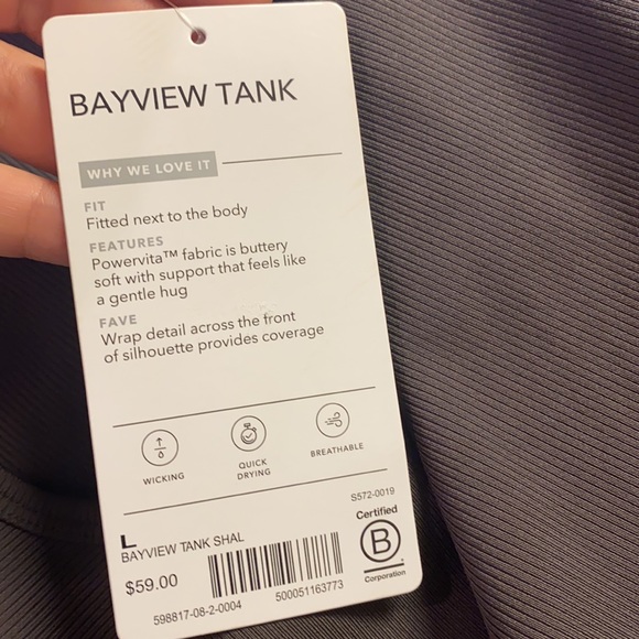 Athleta Bayview Tank Shale - Picture 9 of 10